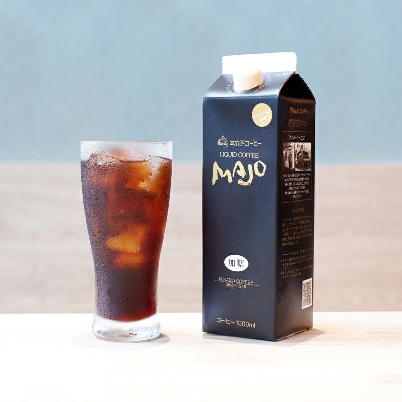 MAJOリキッドコーヒー加糖 1本【1本＝1000ml】 | ミカド珈琲オンライン